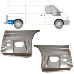 Reparaturblech Kotflügel hinten für Ford Transit 2000-2013 / Links+Rechts / Satz 11759