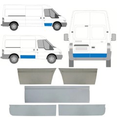 Reparaturblech Tür für Ford Transit 2000-2013 / Links+Rechts / Satz 11388