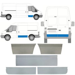 Reparaturblech Tür für Ford Transit 2000-2013 / Links+Rechts / Satz 11390