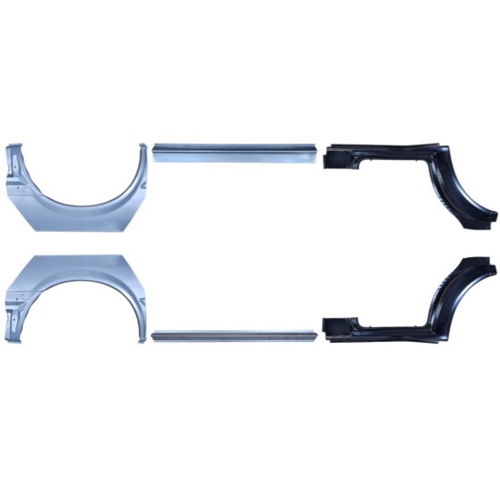 Reparaturblech-Set für Ford Transit 2000-2013 / Links+Rechts / 15024