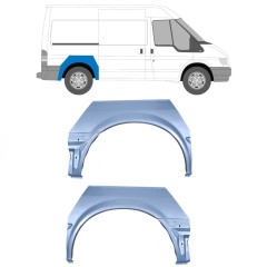 Reparaturblech Kotflügel hinten für Ford Transit 2000-2013 / Links+Rechts / Satz 10086