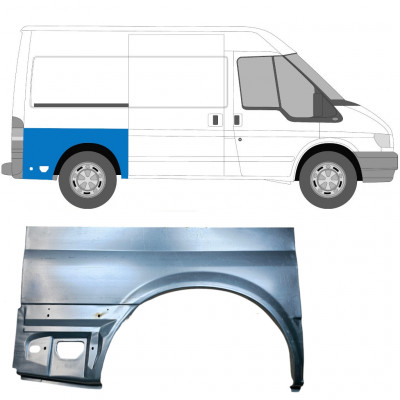 FORD TRANSIT 2000-KURZ HINTEN KOTFLÜGEL REPARATURBLECH / RECHTS