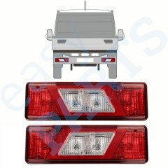 Rückleuchte für Ford Transit 2014- / Links+Rechts / Satz 10081