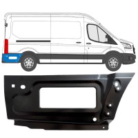 Reparaturblech hinterer Kotflügel hinteres Teil für Ford Transit 2014- / Rechts 15348