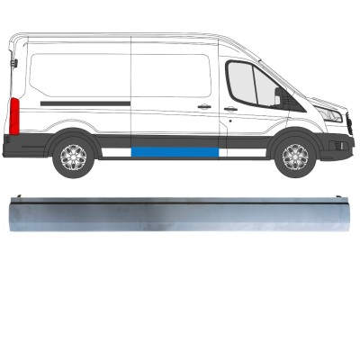 Reparaturblech Schiebetür für Ford Transit 2014- / Rechts 14920