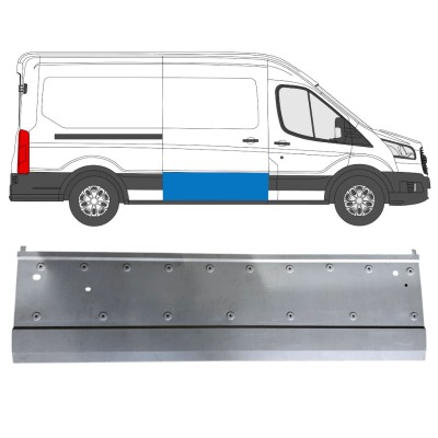 Reparaturblech Schiebetür für Ford Transit 2014- / Rechts 14919