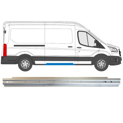 Reparaturblech Schiebetürschweller für Ford Transit 2014- 14738