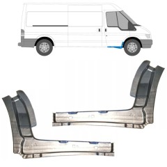 Reparaturblech Innen-Schweller für Ford Transit 2000-2013 / Links+Rechts / Satz 11909