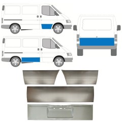 Reparaturblech Tür für Ford Transit 1986-2000 / Links+Rechts / Satz 11396