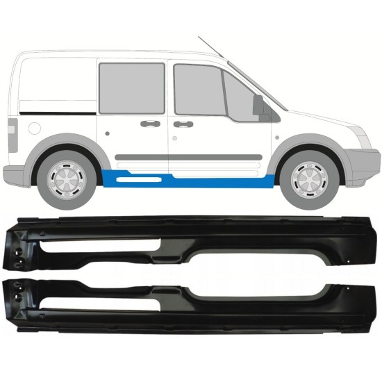 Voll schweller für Ford Transit Connect 2003-2013 / Links+Rechts / Satz 17150