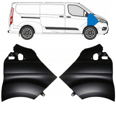 Vorne Kotflügel für Ford Transit Custom 2017-2021 / Links+Rechts / Satz 17100