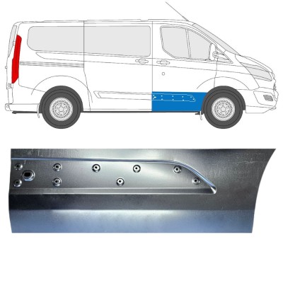 Reparaturblech vordere Tür für Ford Transit Custom 2013- / Rechts 15965