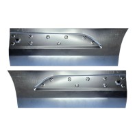 Reparaturblech vordere Tür für Ford Transit Custom 2013- / Links+Rechts / Satz 15967