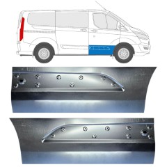 Reparaturblech vordere Tür für Ford Transit Custom 2013-2023 / Links+Rechts / Satz 15967
