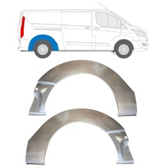 Reparaturblech Kotflügel hinten für Ford Transit Custom 2013-2023 / Links+Rechts / Satz 14649