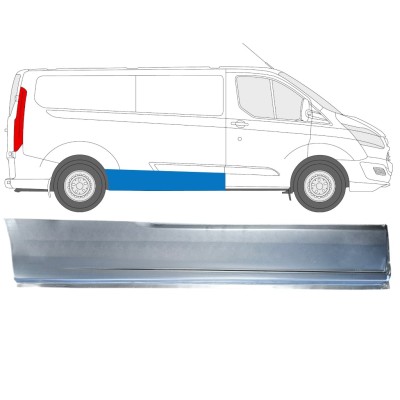 Reparaturblech Seite für Ford Transit Custom 2013- / Rechts 15972