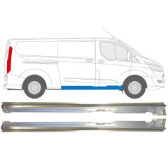 Schweller Schiebetür Reparaturblech für Ford Transit Custom 2013-2023 / Links+Rechts / Satz 14646
