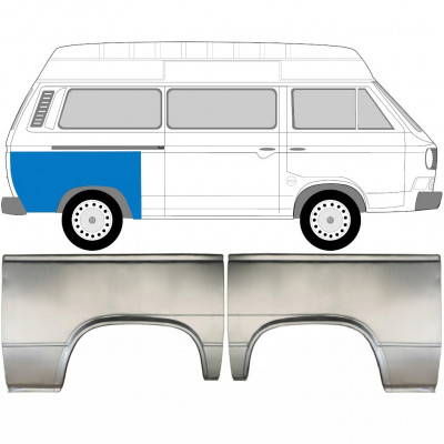  VW T3 1979-1992 HINTEN KOTFLÜGEL REPARATURBLECH / SATZ