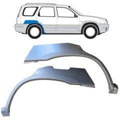 Reparaturblech Kotflügel hinten für Mazda Tribute 2001-2008 / Links+Rechts / Satz 15782