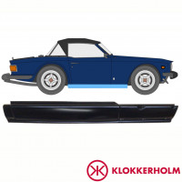 TRIUMPH TR6 1969-1976 SCHWELLER REPARATURBLECH / RECHTS