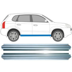 Reparaturblech Schweller für Hyundai Tucson 2004-2010 / Links+Rechts / Satz 11352