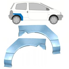Reparaturblech Kotflügel hinten für Renault Twingo 1993-2007 / Links+Rechts / Satz 9933
