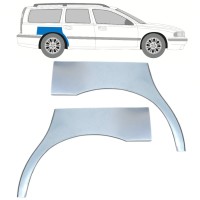 Reparaturblech Kotflügel hinten für Volvo S70 V70 2000-2007 / Links+Rechts / Satz 17213