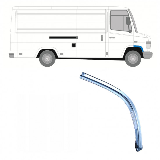 MERCEDES VARIO 1996- VORNE RADLAUF REPARATURBLECH / RECHTS