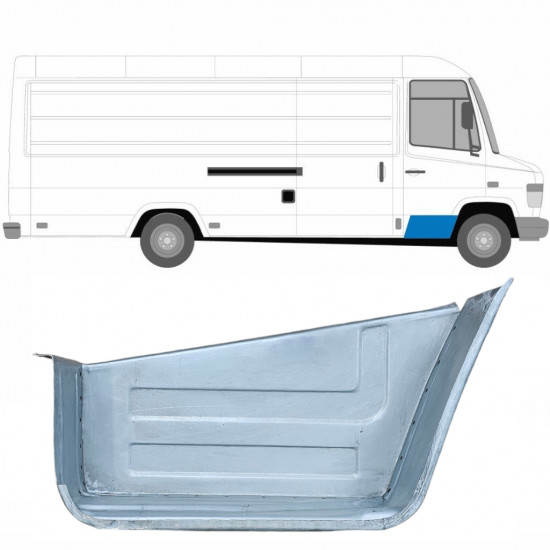 MERCEDES VARIO 1996- EINSTIEGSBLECHE PANEL / RECHTS