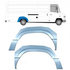 Reparaturblech Kotflügel hinten für Mercedes Vario 1996- / Links+Rechts / Satz 6779