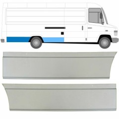 Reparaturblech Kotflügel hinten für Mercedes Vario 1996- / Rechts / Satz 8545