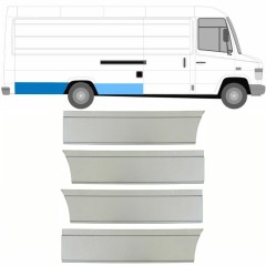 Reparaturblech Kotflügel hinten für Mercedes Vario 1996- / Satz 8547