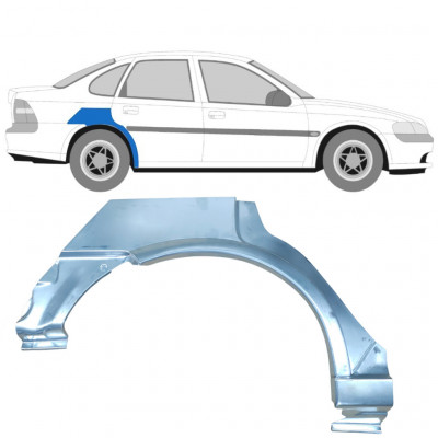 OPEL VECTRA 1995-2002 RADLAUF REPARATURBLECH / RECHTS