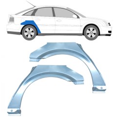 Reparaturblech Kotflügel hinten für Opel Vectra C 2002-2009 / Links+Rechts / Satz 9421