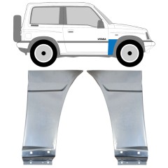 Reparaturblech Kotflügel vorne für Suzuki Vitara 1988-1998 / Links+Rechts / Satz 14640
