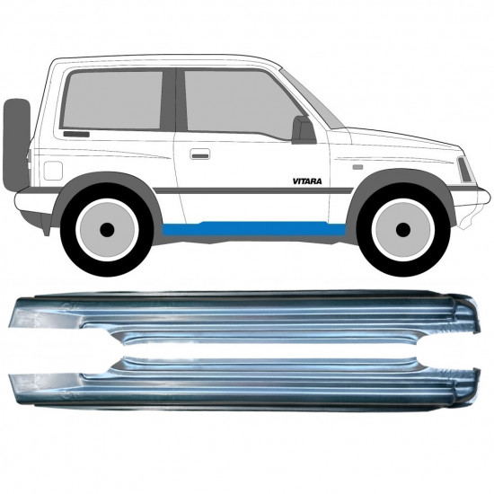 SUZUKI VITARA 1988-1998 SCHWELLER REPARATURBLECH / SATZ