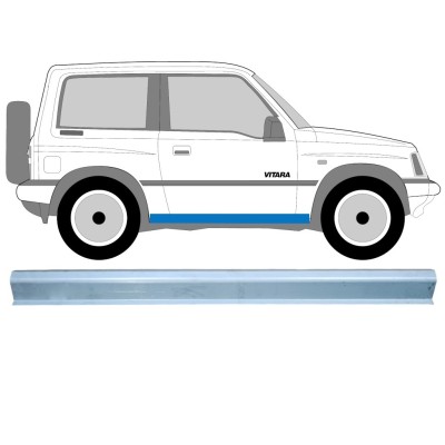 Reparaturblech Schweller für Suzuki Vitara 1988-1998 / Links = Rechts (symmetrisch) 15124
