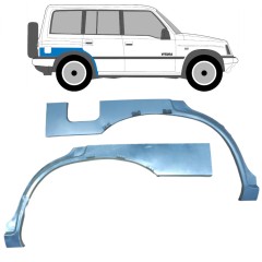 Reparaturblech Kotflügel hinten für Suzuki Vitara 1996-2003 / Links+Rechts / Satz 9554