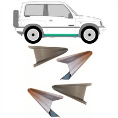 Reparaturblech innen + außen Schweller für Suzuki Vitara 1988-1998 / Links = Rechts (symmetrisch) / Satz 10310