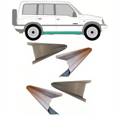Reparaturblech innen + außen Schweller für Suzuki Vitara 1996-2003 / Links = Rechts (symmetrisch) / Satz 10311
