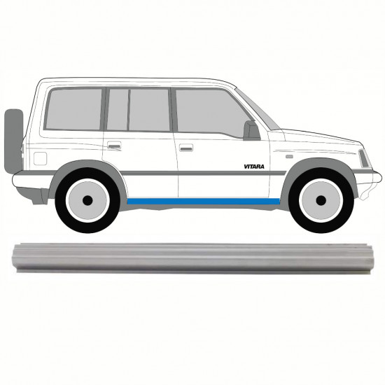 SUZUKI  VITARA 1996-2003 SCHWELLER REPARATURBLECH / RECHTS=LINKS