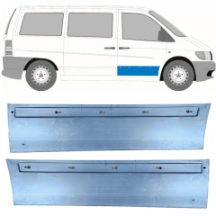 Reparaturblech vordere Tür für Mercedes Vito I W638 1996-2003 / Links+Rechts / Satz 11499