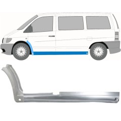 Voll schweller + Reparaturblech Kotflügel vorne für Mercedes Vito I W638 1996-2003 / Links / Satz 11503