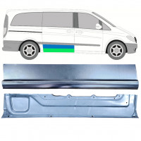 MERCEDES VITO 2003-2014 SCHIEBETÜR REPARATURBLECH / INNEN + AUSSEN / SATZ / RECHTS