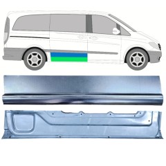 Reparaturblech für Schiebetür, außen unten für Mercedes Vito W639 2003-2014 / Rechts / Satz 12046