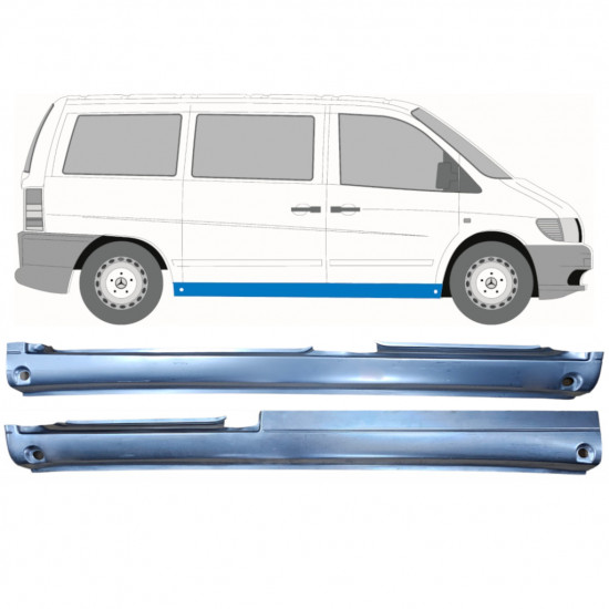 MERCEDES VITO 1996-2003 SCHWELLER REPARATURBLECH / SATZ