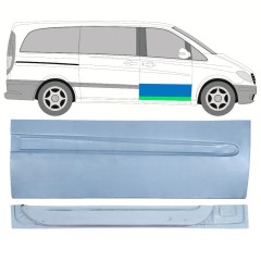 Reparaturblech innen + außen vorderer Tür für Mercedes Vito W639 2003-2014 / Rechts / Satz 12645