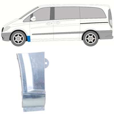 Reparaturblech Kotflügel vorne für Mercedes Vito W639 2003-2014 / Links 16810