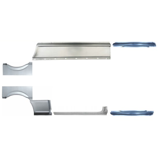 Reparaturblech-Set für Mercedes Vito W639 2003-2014 / Links+Rechts / 14787