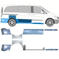 Reparaturblech-Set für Mercedes Vito W639 2003-2014 / Links+Rechts / 14788